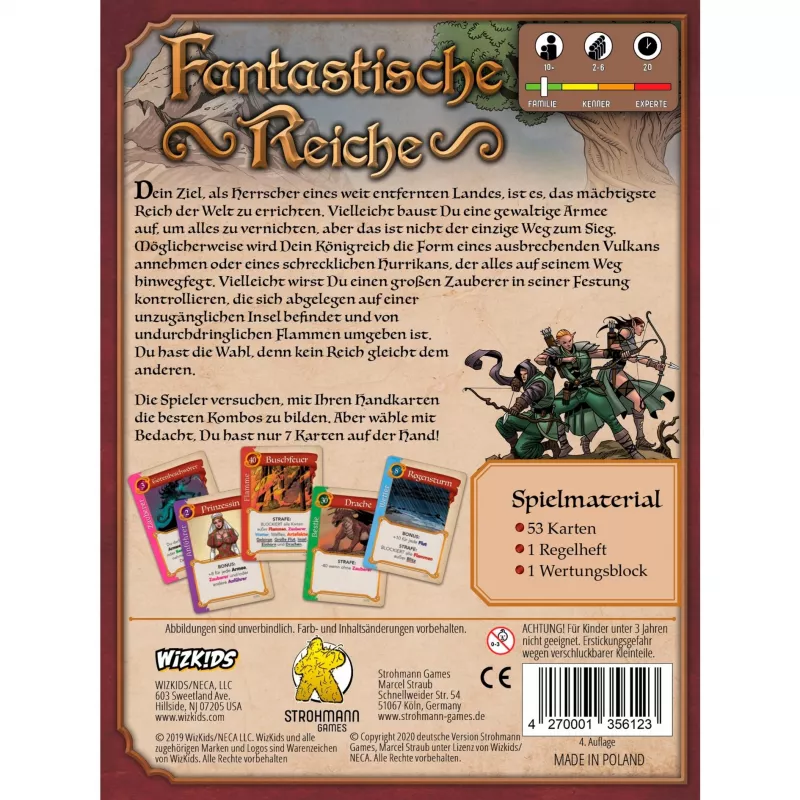 Fantastische Reiche, gra karciana