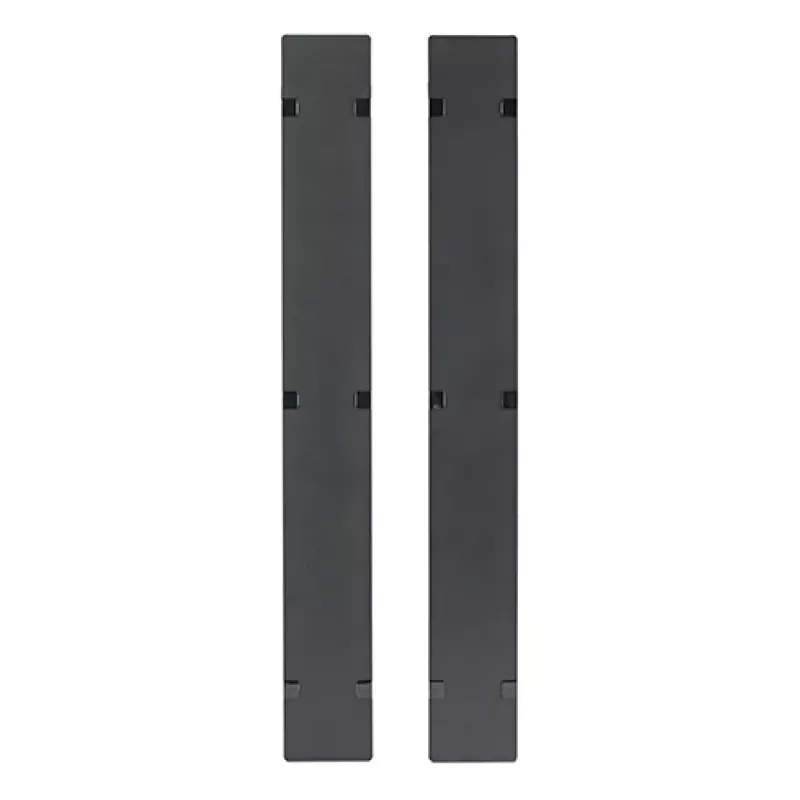 APC NetShelter kabel Management, pionowy organizer kabli, pokrywy na zawiasach, do NetShelter SX 750 mm szer. 48U, zestaw 2 szt., 109 x 2184 x 13 mm