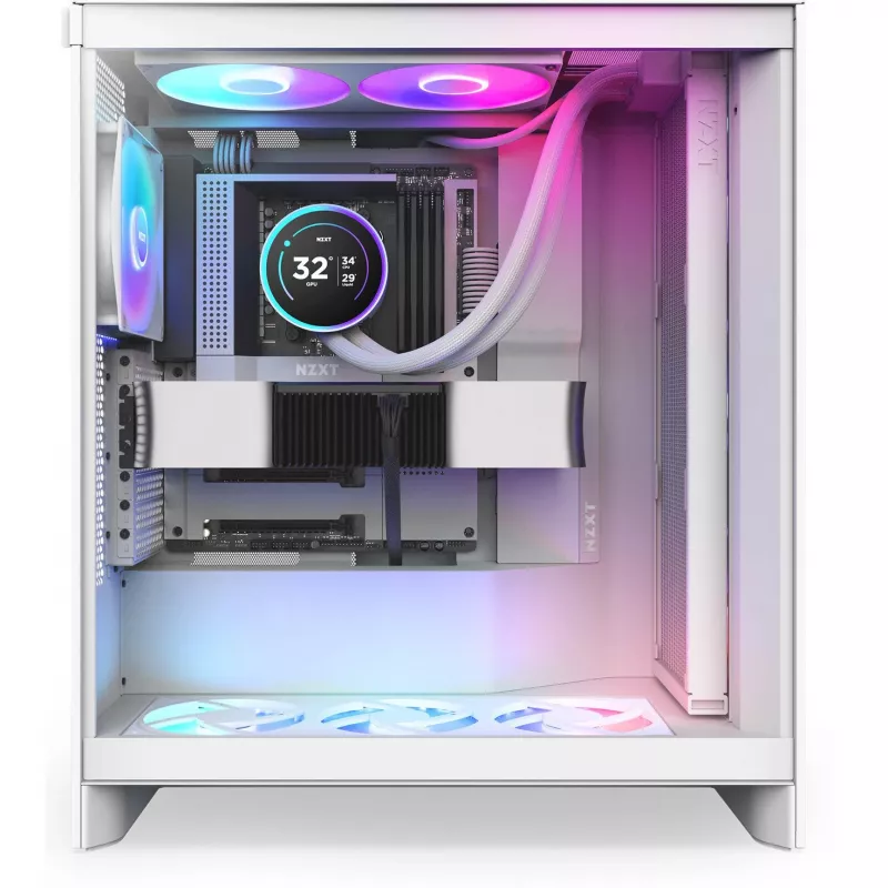 Kraken Elite 420 RGB 420 mm, chłodzenie cieczą, białe
