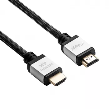 Akyga AK-HD-100P kabel HDMI 2.0 w oplocie, seria PRO, 10 m, czarny