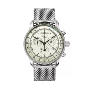 Zeppelin 100 Jahre 8680M-3 Budzik chronograf