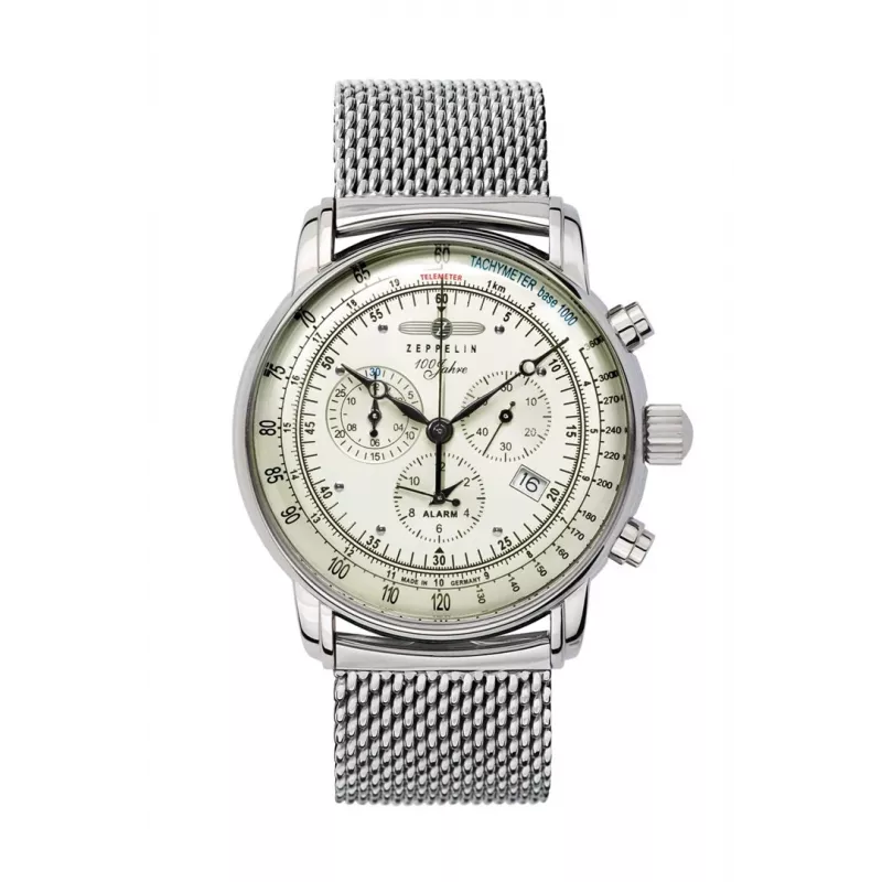 Zeppelin 100 Jahre 8680M-3 Budzik chronograf