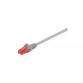 Wentronic Goobay Kabel krosowy CAT 6, U/UTP, szary, 2 m - LSZH bezhalogenowy, miedź (93671)