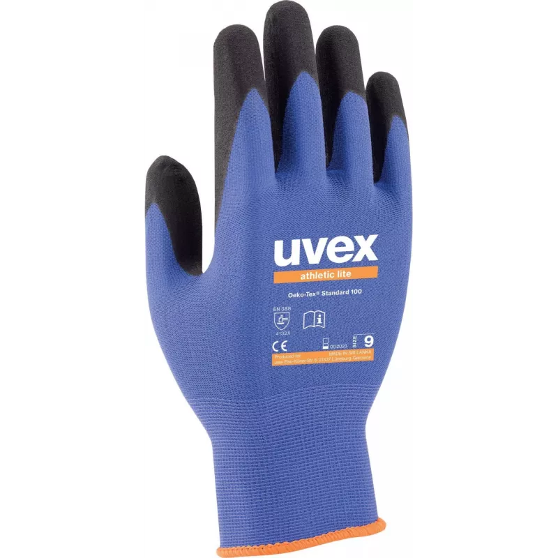 Uvex 60027 Antracyt - Niebieski elastan - poliamid (6002711)