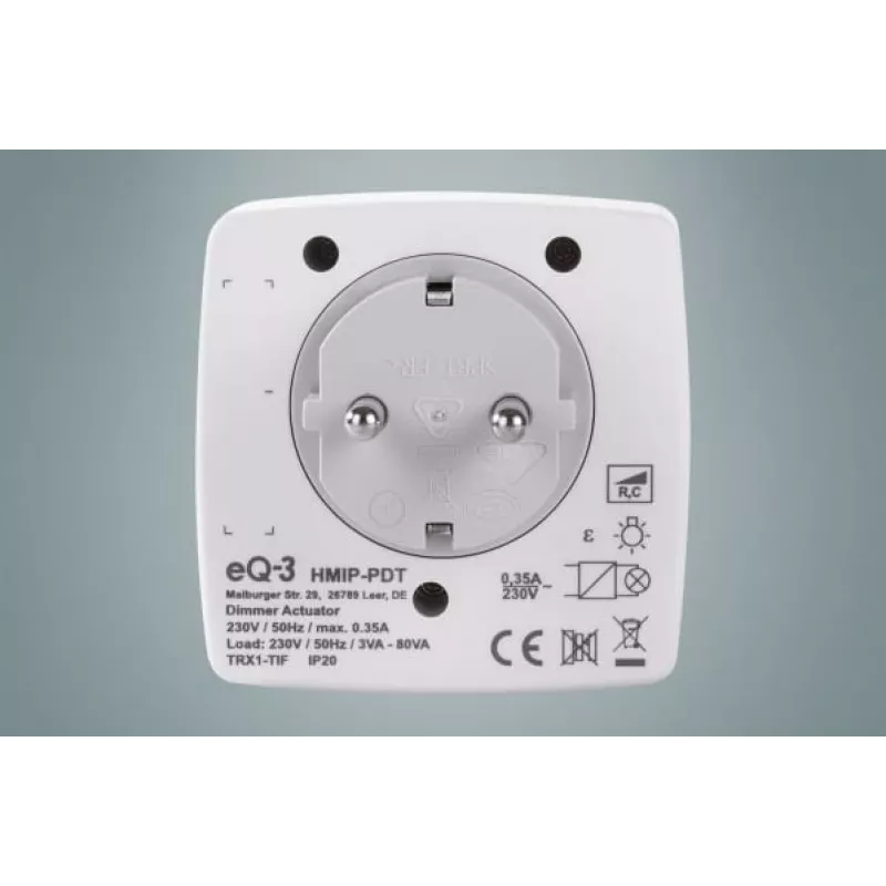Dimmer & switch eQ-3 AG HmIP-PDT External biały