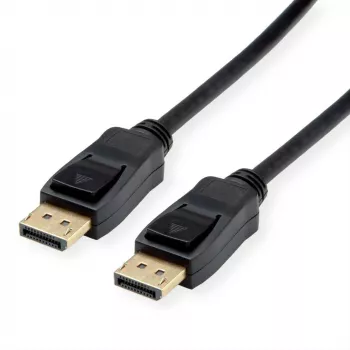 Kabel DisplayPort Value wtyk DisplayPort, wtyk DisplayPort 1,50 m czarny 11.99.5798 ekranowany
