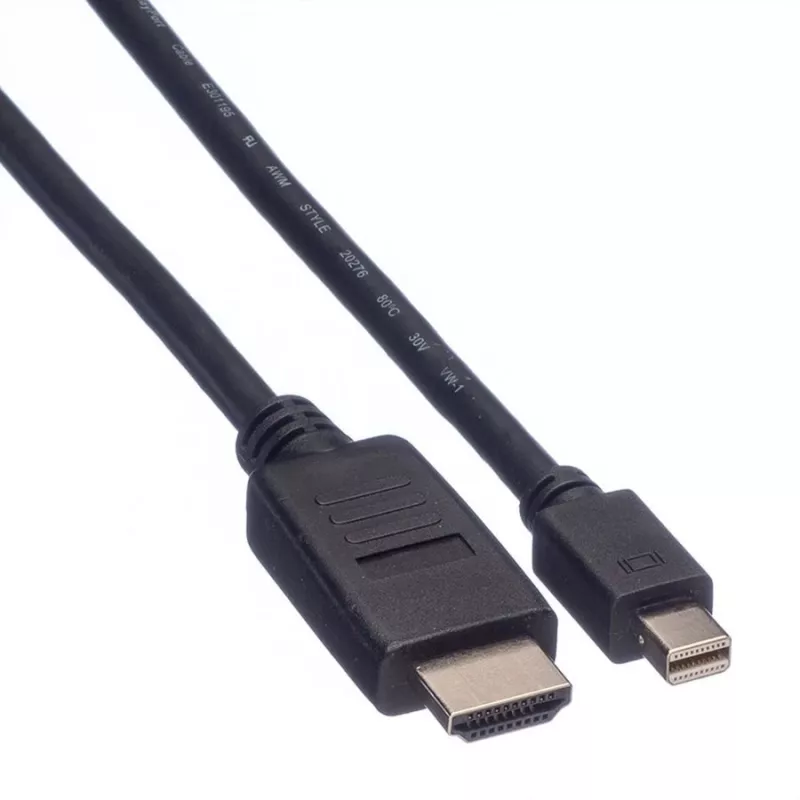Mini DisplayPort kabel VALUE Mini DP-HDTV M/M 3 m