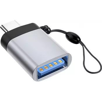 Microconnect USB3.0ACFB-KEY kabel zmieniarka płci USB C USB A Czarny, Srebrny