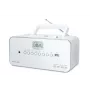 Przenośny system stereo Muse M-28RDW — odtwarzacz CD/MP3, tuner FM/MW, 3W RMS, biały, 1,4 kg