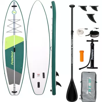 Deska SUP FunWater SUPFW69A (zielono-biała)