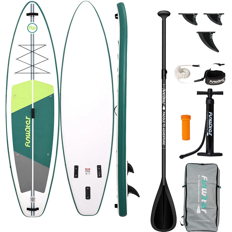 Deska SUP FunWater SUPFW69A (zielono-biała)