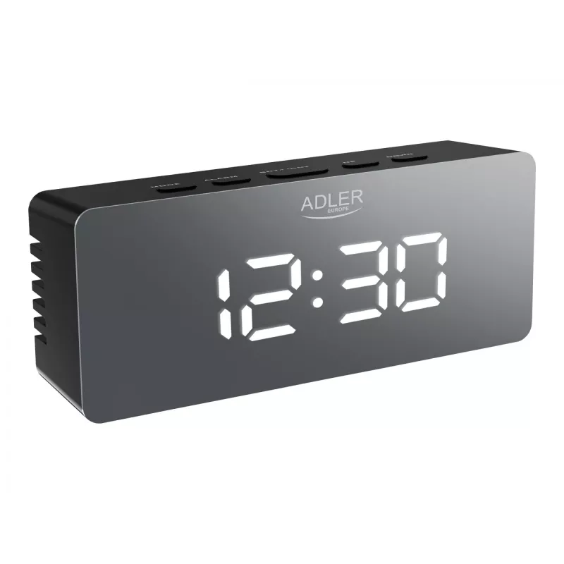 Adler | Budzik | AD 1189B | Funkcja alarmu | Czarny