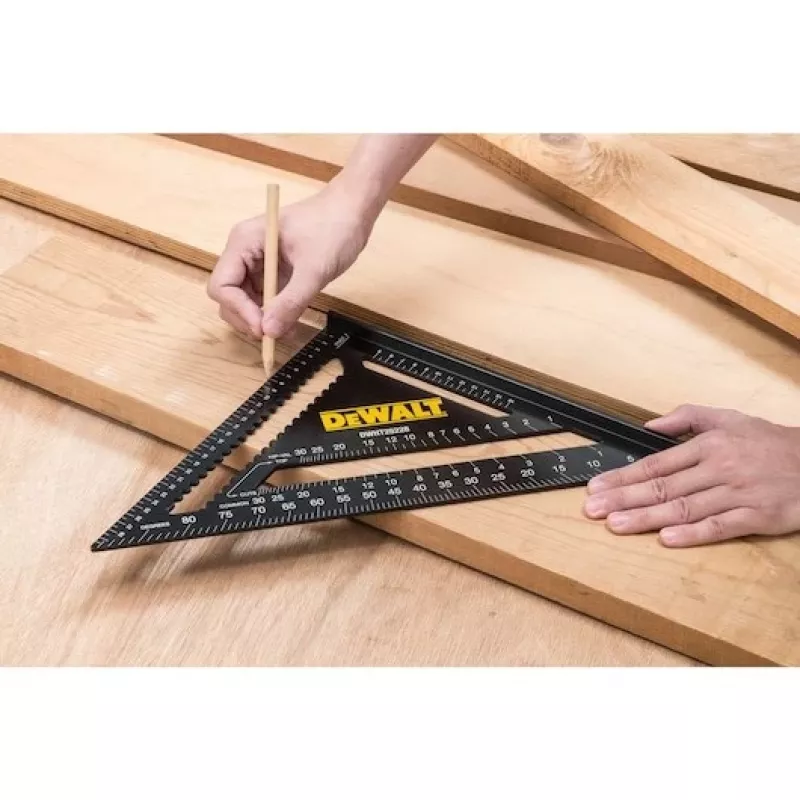 Linijka DeWALT DWHT25228-0 300 mm Aluminium Czarna Żółta