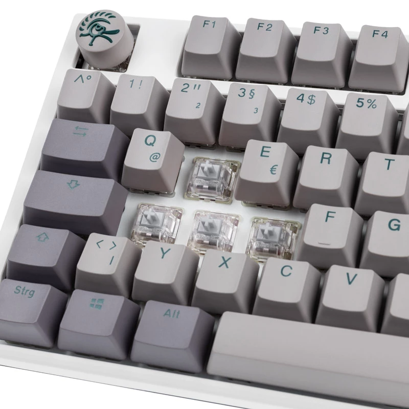 Klawiatura Ducky One 3, gaming, USB, szara