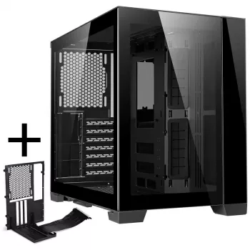 Lian Li O11 Dynamic Mini + Mini Riser Card - PCIe 4.0, czarny