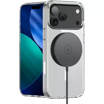Nevox StyleShell SHOCKFlex - iPhone 17 Pro Max kompatibel z MagSafe transparent