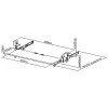 Uchwyt pod biurko na klawiaturę Maclean, regulowany, max 5 kg, 67x24 cm, MC-462