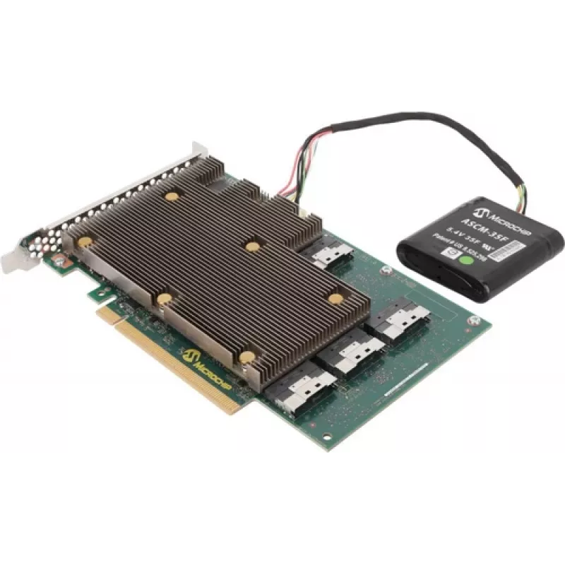 Kontroler RAID Microchip Technology SmartRAID 3258Up-32i/e PCI Express x16 24 Gbit/s
