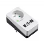 Skrzynka przeciwprzepięciowa Eaton Protection Box 1 FR — 1 gniazdo typu E, 220–250 V, 16 A, 4000 W, czarna, kompaktowa