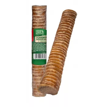 MACED Tchawica nadziewana gęsiną - gryzak dla psa - 150g