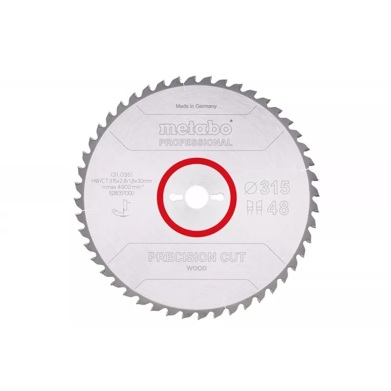 Piła tarczowa Metabo 628057000 31,5 cm do drewna