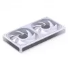JONSBO ZB-240W 2x120mm ARGB PWM Wentylatory obudowy - Biały