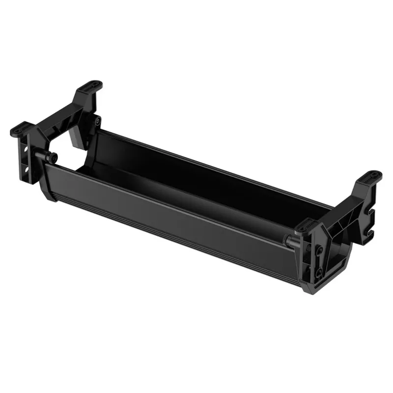 Podbiurkowa tacka na kable MACLEAN MC-106B — czarna, ABS, maksymalne obciążenie 5 kg