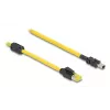 Kabel sieciowy DeLOCK 81252 Czarny Żółty 3m Cat6