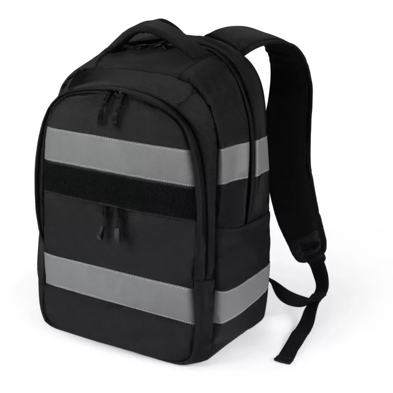 Plecak DICOTA Hi-Vis V2 Czarny 320x220x455mm PET TPU