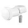Wentronic Goobay Universal Single LNB, biało-szary - cyfrowy LNB SAT (DVB-S2) dla 1 odbiorcy (odbiór 4K/HDTV/3D) (67269)