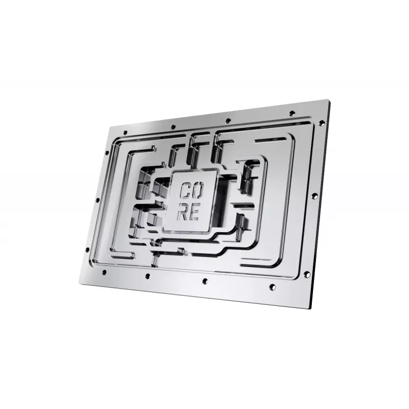 Backplate Alphacool 10269 Akryl Aluminium Chrom Miedź Nylon Czarny 155.5x235.9x34mm