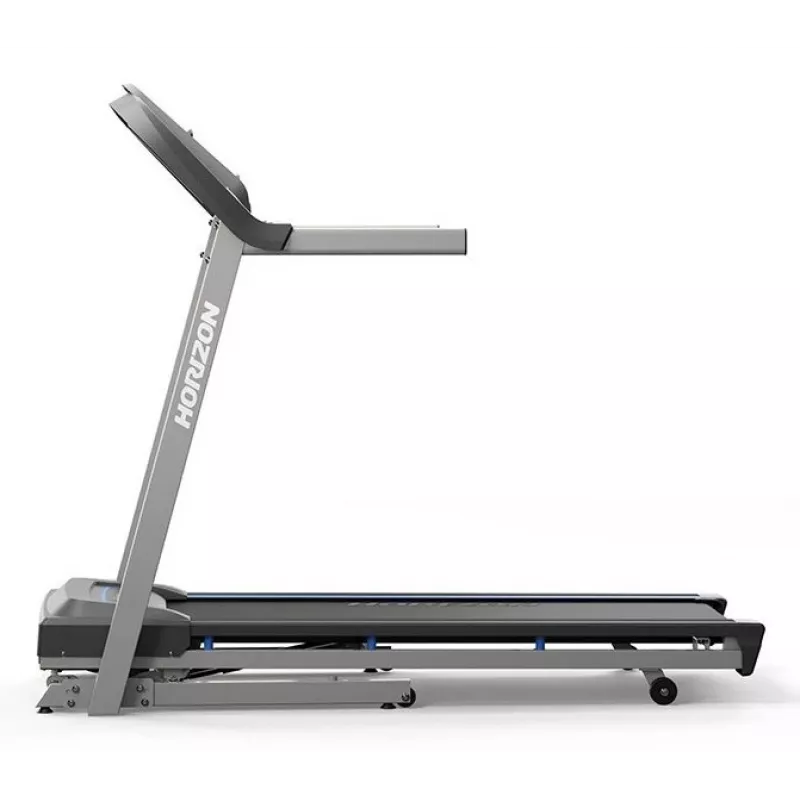 Bieżnia JOHNSON Fitness & Wellness TR50 — powierzchnia bieżni 406×1270 mm, prędkość maks. 16 km/h, maks. waga użytkownika 113 kg