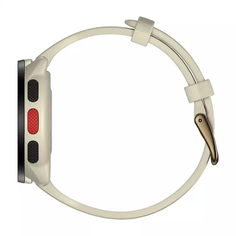 POLAR Smartwatch Polar Pacer, rozmiar S/L, czarna ramka z fioletowym silikonowym paskiem