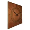 NeXtime klok 3112br Wood Square, 50x50 cm, Ścienny, Brązowy