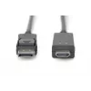 Kabel adapterowy DisplayPort 1.2 z blokadą 4K 60Hz UHD Typ DP/HDMI A M/M czarny 2 m