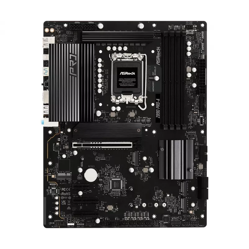 Płyta główna ASRock Z890 Pro-A ATX — chipset Intel Z890, LGA 1851, DDR5, 4x DIMM, 256 GB, 2.5Gb LAN, PCIe Gen5