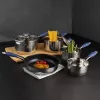 Zestaw garnków Russell Hobbs RH01179EU, 5 elementów, niebieski