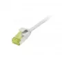 Kabel krosowy RJ45, CAT6A 500Mhz, 0,5m, szary, U/FTP, cienkiline okrągły d=3,8mm, TPE/LSZH(Superflex), AWG32, z kablem surowym kat.7, Synergy 21 (S217302V3)