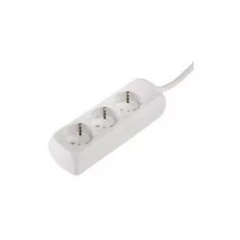 Hama 00108842 ochronnik przeciwprzepięciowy biały 3 gniazda AC 230 V 5 m