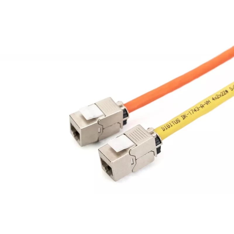 Digitus CAT 6A Keystone module, shielded with intelligent kabel manager