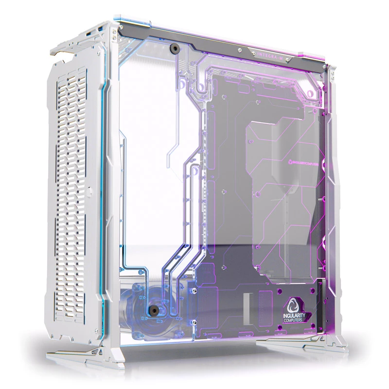 Obudowa komputerowa Triton Spectre Integra-M Elite marki Singularity Computers — srebrna