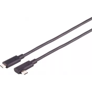 Kabel USB S/CONN 30-42055 5m USB 3.2 Gen 2 USB C Czarny