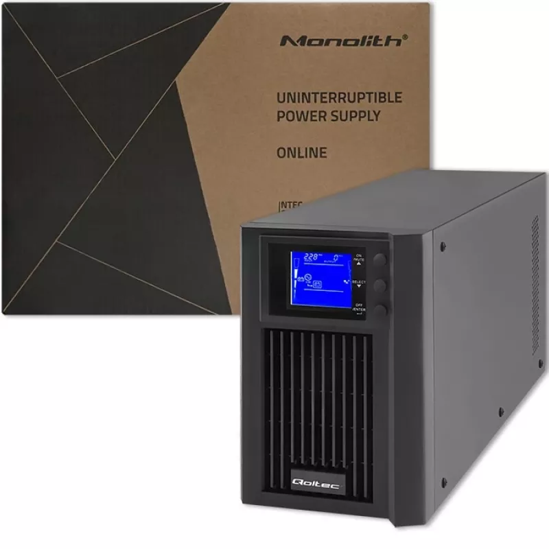 Zasilacz awaryjny QOLTEC 53981 On line 2kVA, 2000 VA