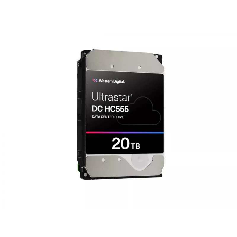 WD Ultrastar DC HC555 - dysk twardy - centrum danych - szyfrowany - 20 TB - wewnętrzny - 3,5 cala (8,9 cm)