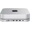 Aluminiowa podstawa i hub USB typu C Satechi dla Apple Mac mini (srebrna)