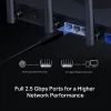 Router biurkowy MERCUSYS MR47BE — Trójpasmowe Wi‑Fi 7 (2.4/5/6 GHz), 9300 Mbps, 3× RJ‑45, 2.5GbE, 6 zewnętrznych anten