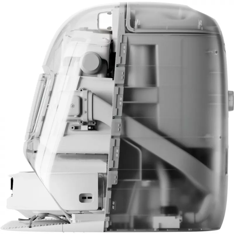 Odkurzacz robot i mop na mokro DJI ROMO P (wersja ze zbiornikiem na wodę) — szaro-biały, pojemnik na kurz 0,26 l, zbiornik na czystą wodę 4 l / brudną wodę 3,2 l, bateria 5000 mAh