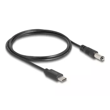 DeLOCK USB Type-C kabel zasilający 1 m 5,5 x 2,1 mm męski 5 V 1,5 A