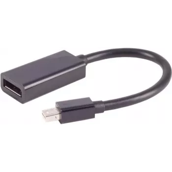 shiverpeaks ®-BASIC-S--Adapter Mini DisplayPort 1.2, wtyk Mini DisplayPort na gniazdo DisplayPort, 4K, 0,2 m (BS10-01032)