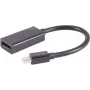 shiverpeaks ®-BASIC-S--Adapter Mini DisplayPort 1.2, wtyk Mini DisplayPort na gniazdo DisplayPort, 4K, 0,2 m (BS10-01032)